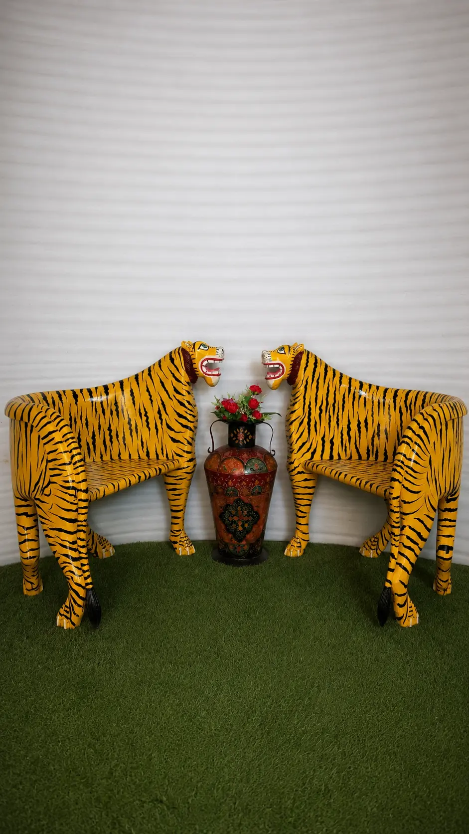 Tiger Wooden Bench